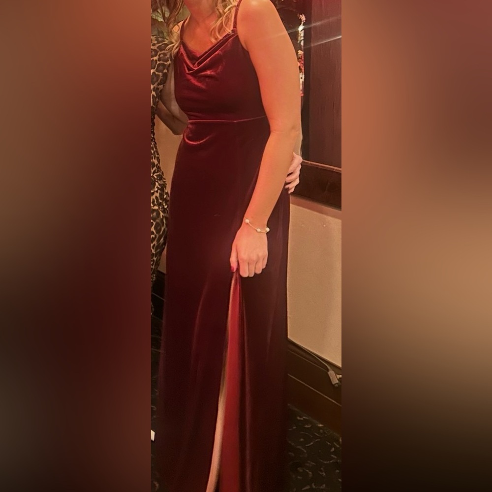Birdy Grey Burgundy Dress